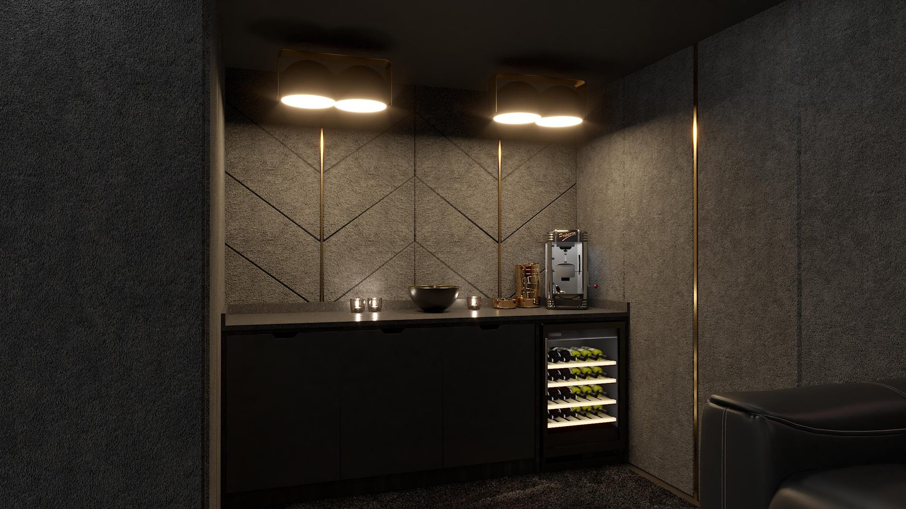 Screening room visualisation